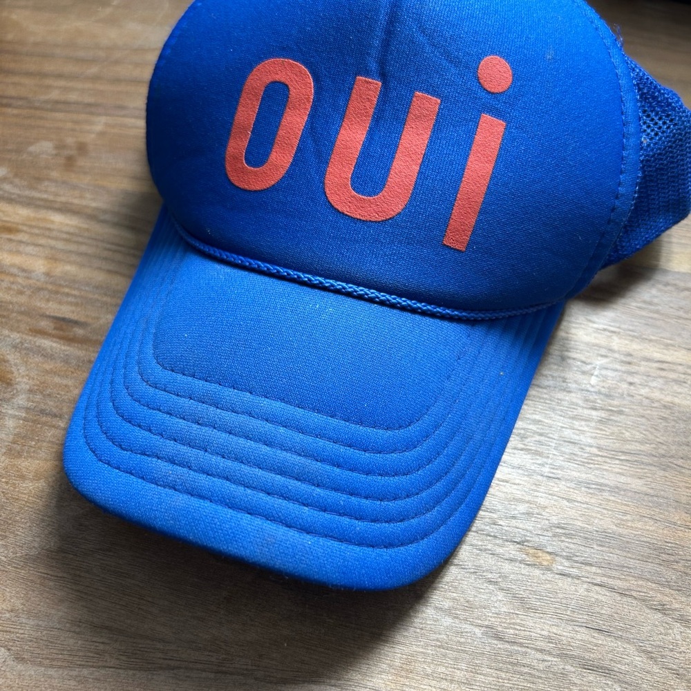Clare V. Trucker Hat Oui